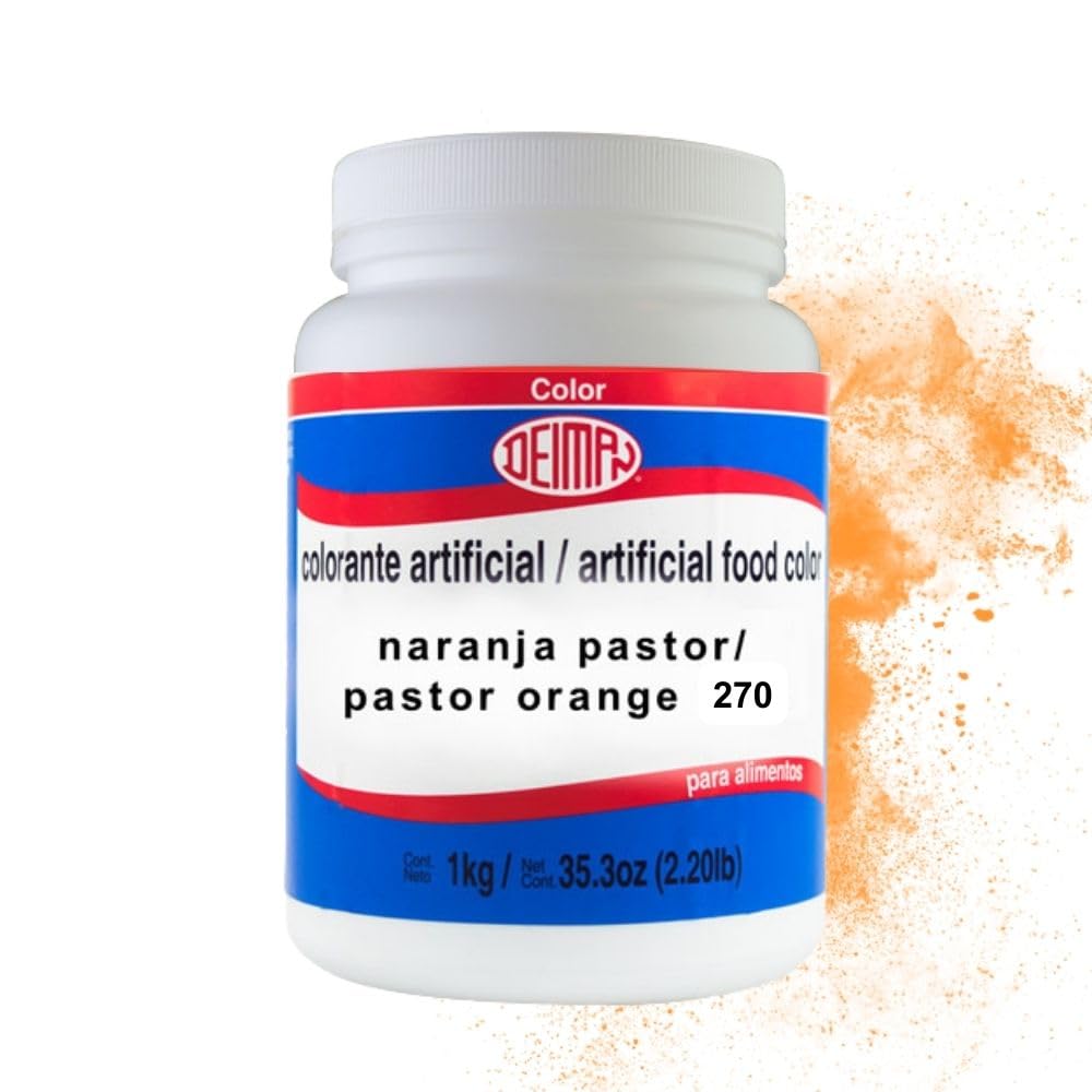 Deiman Artificial Food Color Pastor Orange 270 (2.2 lb)