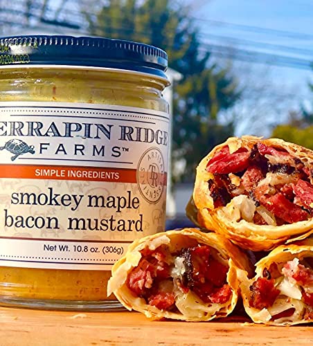 Terrapin Ridge Farms Smokey Maple Bacon Mustard - One 10.8 Ounce Jar