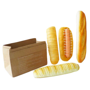 Panda Legends 4 Pieces Artificial Bread Set Fake Cake Photography Props Simulation Food Model