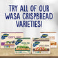 Wasa Light Rye Crispbread, 9.5 oz (Pack of 12), Rye Crackers, Non-GMO Ingredients, Fat Free