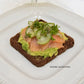S. Rosens Cocktail Rye Bread - Pumpernickel, Case of 4 Loaves