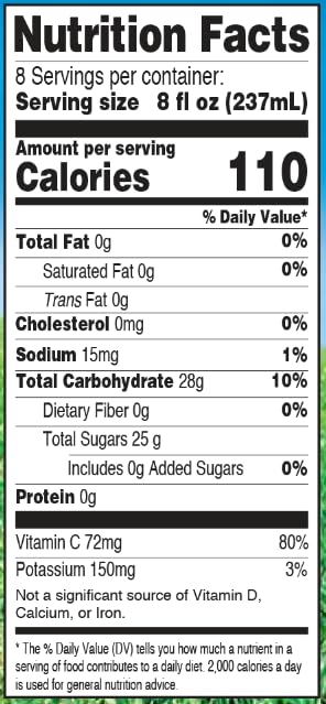 Langers 100% Juice with Vitamin C  Apple Kiwi Strawberry  64 Fl Oz (Pack of 8)