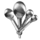 LuxProdX Stevia and Monk Fruit Sweetener with Erythritol, 9.8 Ounce (Pack of 2) + 4-Piece Stainless Steel Measuring Spoon Set