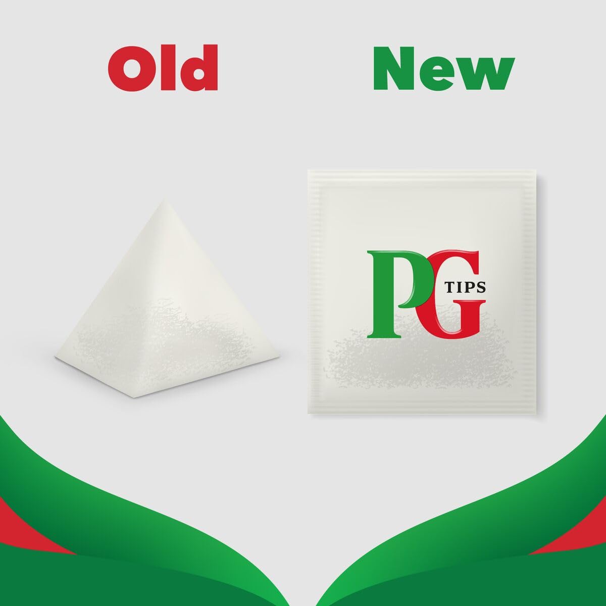 PG Tips enhanced Black Tea Bags Non-Pyramid  40 Count (Pack of 1)