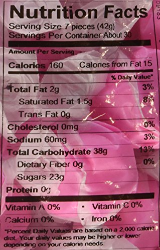 Sweets Salt Water Taffy, Pink Strawberry, 3 Pound