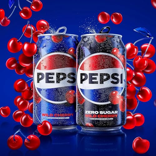 Pepsi Cola Soda Pop, Wild Cherry, 2 Liter Bottle