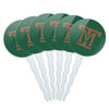 GRAPHICS & MORE Montana Tech of The University of Montana Primary Logo Cupcake Picks Toppers Decoration Set of 6