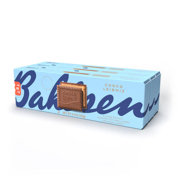 Bahlsen Choco Leibniz Milk Cookies (3 boxes) - Leibniz Butter Biscuits topped with a thick layer of German Chocolate - 4.4 oz bo