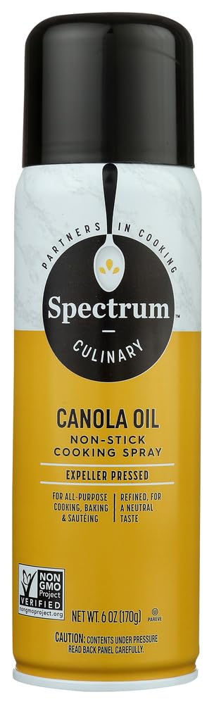 Spectrum Essentials Canola Oil Cooking Spray, 6 oz