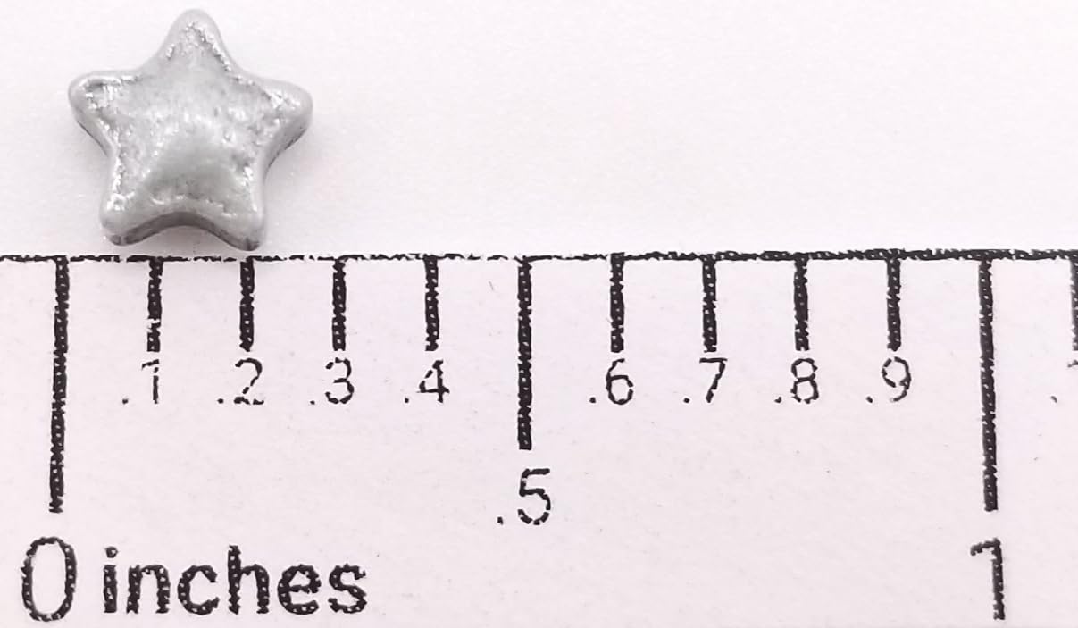 Ncs Metallic Silver Stars 7Mm Edible Candy Sprinkles, 8 Ounces - Great For Cupcakes, Cookies, Cakes, Cakes Pops, Donuts
