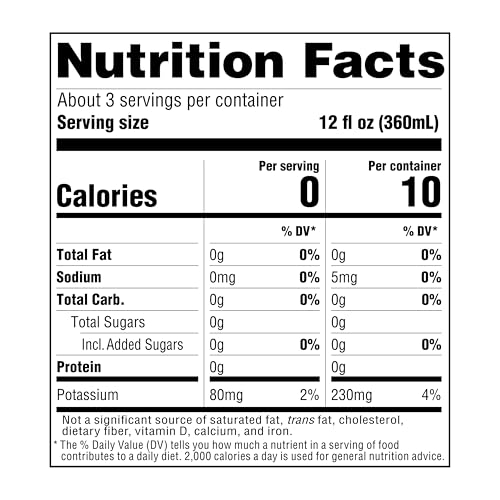 large online retailer Grocery Zero Sugar Tonic Water, 33.8 Fl Oz, Clear, Pack of 1