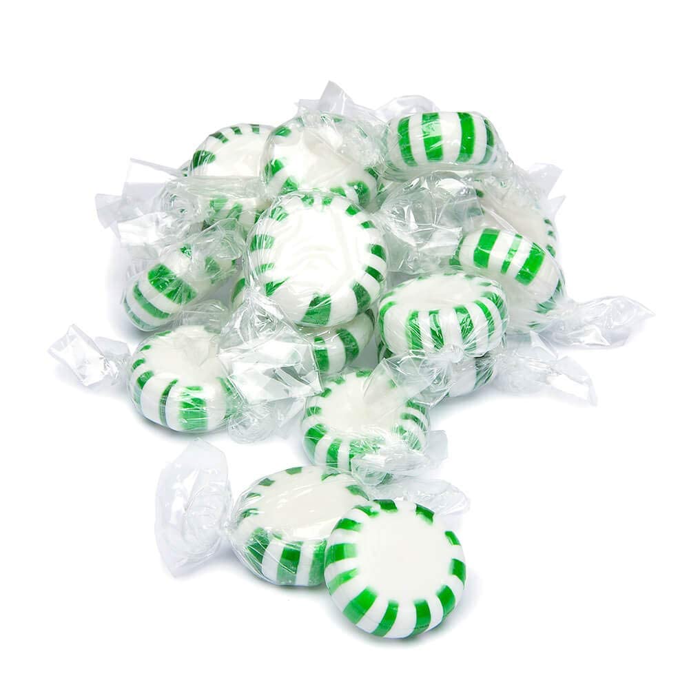 FirstChoiceCandy Starlight Mint Hard Candy Disc (2 Pound (Pack of 1), Green Spearmint)
