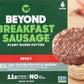 Beyond Meat Beyond Breakfast Sausage Plant-Based Breakfast Patties, Spicy 7.4 oz