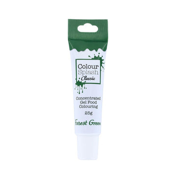 Colour Splash Food Colouring Gel Tube, Edible Ingredients, Highly Concentrated Gels, Easy To Use Squeezy Tubes, Transform Plain Cakes Into Bright, Eye-Catching Creations - Forest Green 25G