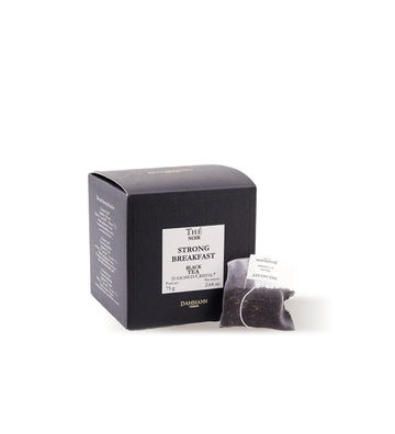 Dammann Freres Satchets, Breakfast Tea Bags, Premium Gourmet French Black Tea, 25 Count (Single Pack)