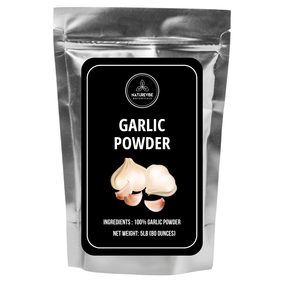 Naturevibe Botanicals Organic Garlic Ground Powder, Gluten-Free, 5lbs