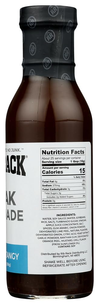Rib Rack Sauce Marinade Steak, 14 Oz, Pack of 1
