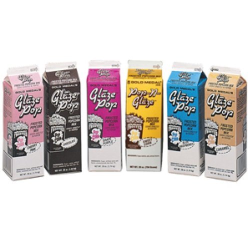 Gold Medal Glaze Pop Variety Pack - 6 Flavors, 28 Ounce (Pack of 6)