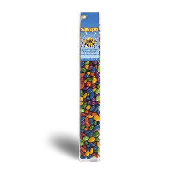 Kimmie Candy Sunbursts Regular Mix Candy Coated Sunflower Kernels, Gluten Free, Non-Gmo Pack (1-3Oz Tube)