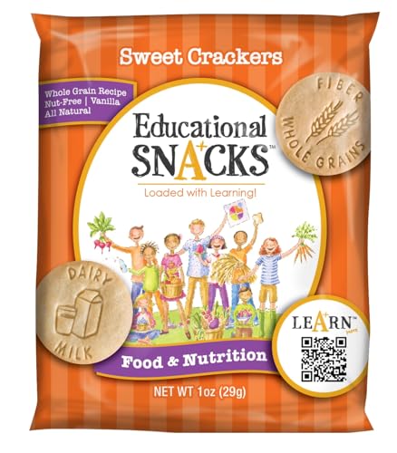 DICK & JANE EDUCATIONAL SNACKS – Nut-Free Kids Snacks, 12-Pack, 1 Ounce Each, All-Natural, After-School & Lunchbox Snacks