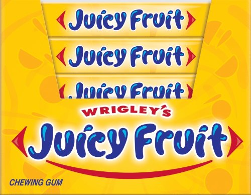 Juicy Fruit Original Chewing Gum, 15 Piece Pack (20 Packs)