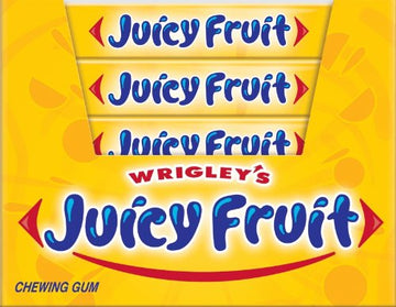 Juicy Fruit Original Chewing Gum, 15 Piece Pack (20 Packs)
