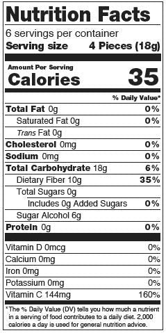 Dr. Johns Healthy Sweets Sugar Free Ginger Hard Candies, 3.85 OZ (24 Count)