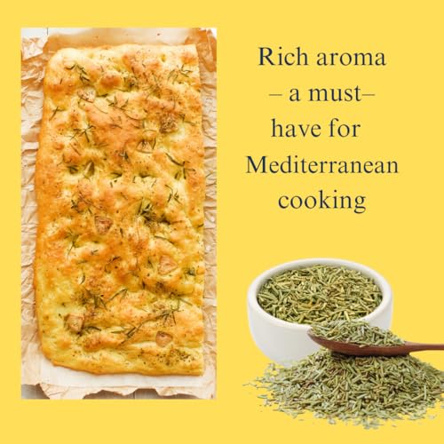 Dried Rosemary Leaves, Sicilian Dry Rosemary Sprigs, 2.11 Oz (60 G), Whole Rosemary Herb And Spices, Seasoning, Non-Gmo, Product