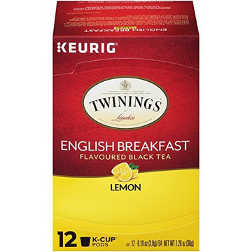 Twining English Breakfast Lemon 12 Ct