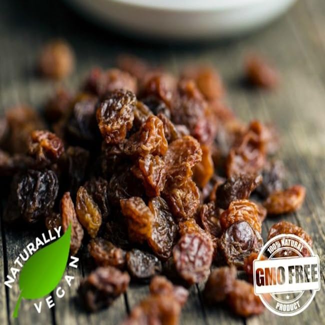 Gerbs Dried Raisins 2 lbs. | Unsulfured, No Additives, Resealable Bag | Naturally Sweet & Plump | Top 14 Allergen-Free
