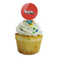 Kingsborough Community College Secondary Logo Cupcake Picks Toppers Decoration Set Of 6