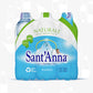 Acqua SantAnna Still Mineral Water, 16.9 Fl Oz Bottles (6-Pack), Sodium-Free, Nitrate-Free, BPA-Free