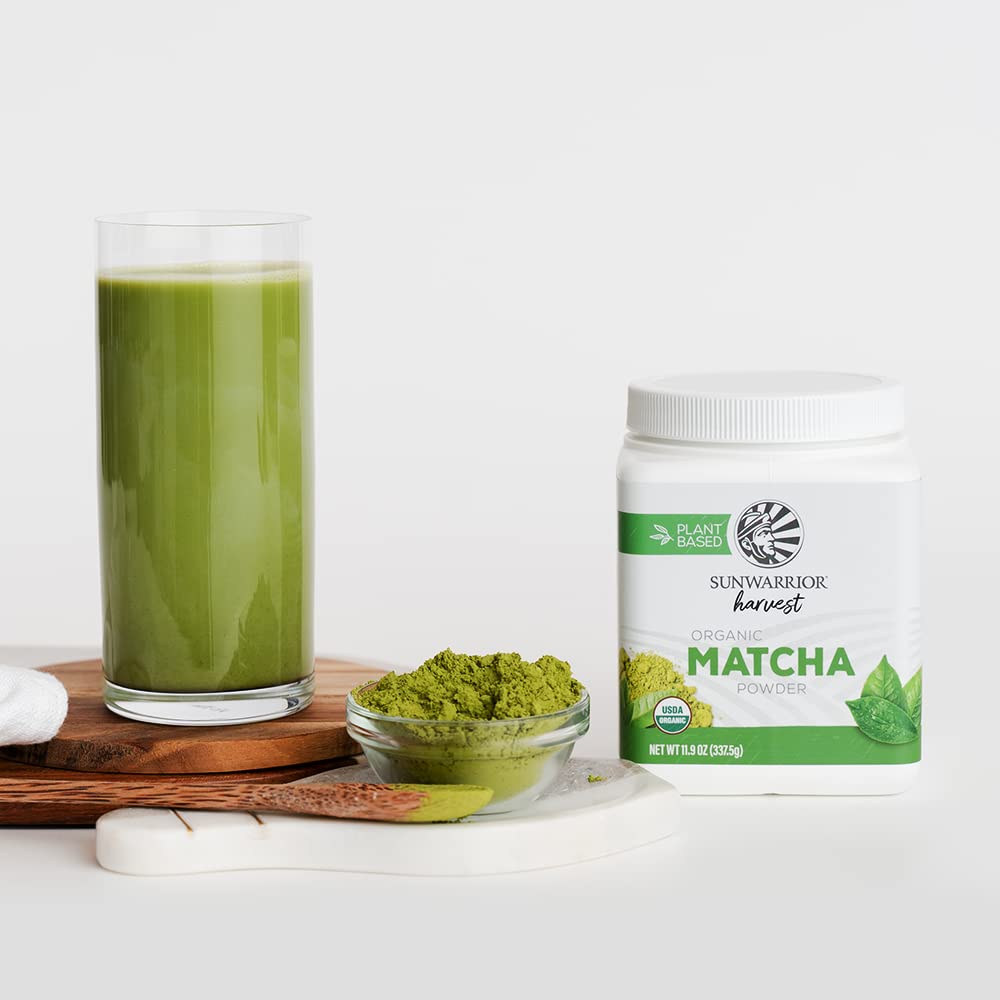 Matcha Green Tea Powder | Keto Gluten Free Matcha Powder Organic Tea Culinary Grade for Smoothies Baking Teas Lattes Vegan Sugar