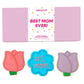 WANDERCRUMB | Mom Birthday Gifts | Hand Decorated Sugar Cookies Gift Set - 3 Pack in Box with Message Card - Birthday Gifts for 