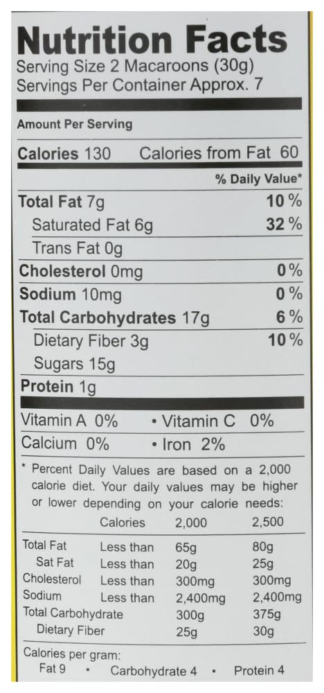 Jennies Coconut Macaroons - 8 Ounce (Pack of 2)