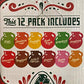 Jarritos Mexican Soft Soda Drink 12Oz Glass Bottle Variety Pack (Party Pack 12 Ct)