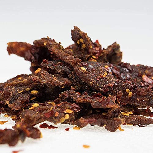Pepper Joes Carolina Reaper Beef Jerky - Dangerously Delicious Spicy Beef Jerky With Worlds Hottest Pepper And Premium Brisket C