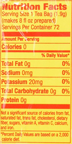 Lipton Decaffeinated Black Tea Bags, (72 X 2 Pack) 144 Count