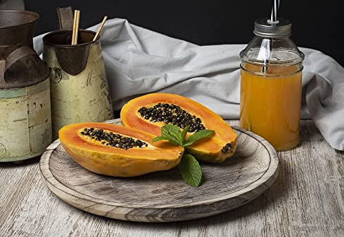 100% Natural Papaya Powder, 1 Lb, Eco-Friendly Resealable Pouch, No Artificial Flavors/Preservatives/Fillers, Halal, Vegan-Frien