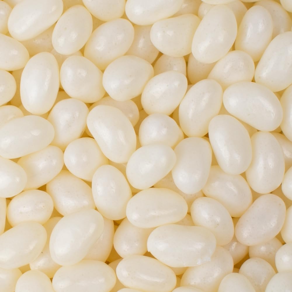 270 Pcs White Candy Jelly Beans - Mixed Fruit (12oz, approximately 270 Pcs)