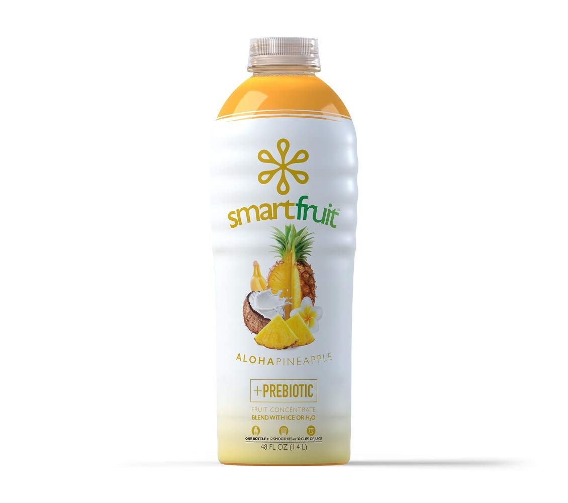 Smartfruit Aloha Pineapple Purée, 100% Real Fruit, Non-GMO, Vegan, 48 Fl Oz