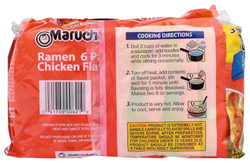 Maruchan Ramen Noodles Chicken Flavor, 3 Ounce, 6 Count (Pack of 1)