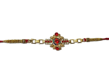 Nature Yard Blueberry Dry Fruit With Rakhi Gift For Brother - 150Gm + 1 Rakhi - Designer Red Stone Rakhi Gifting Set