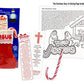 SCRIPTURE CANDY Candy Cane Story Set, 12 Piece, Multicolor, Includes Bookmark & Activity Page
