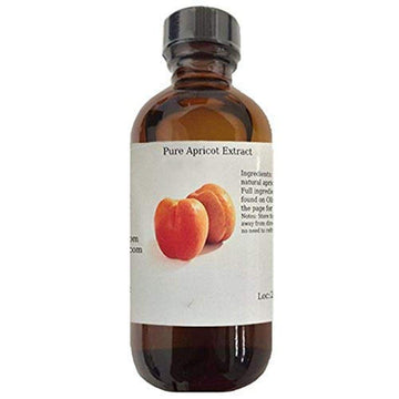 OliveNation pure Apricot Extract - 4 ounces - Gluten free, Sugar free, Great for baking, beverages and ice cream - baking-extrac