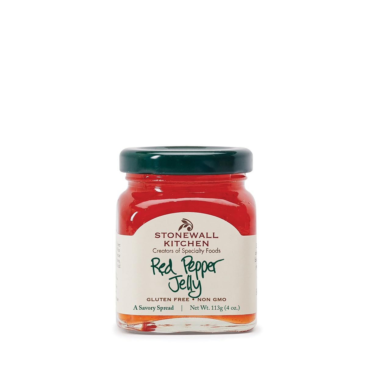 Stonewall Kitchen Gourmet Mini Red Pepper Jelly  Perfect For Appetizers  Bright And Flavorful Sweet Red Peppers  Made In Usa  Comes In Beautiful Jar  4 Oz.
