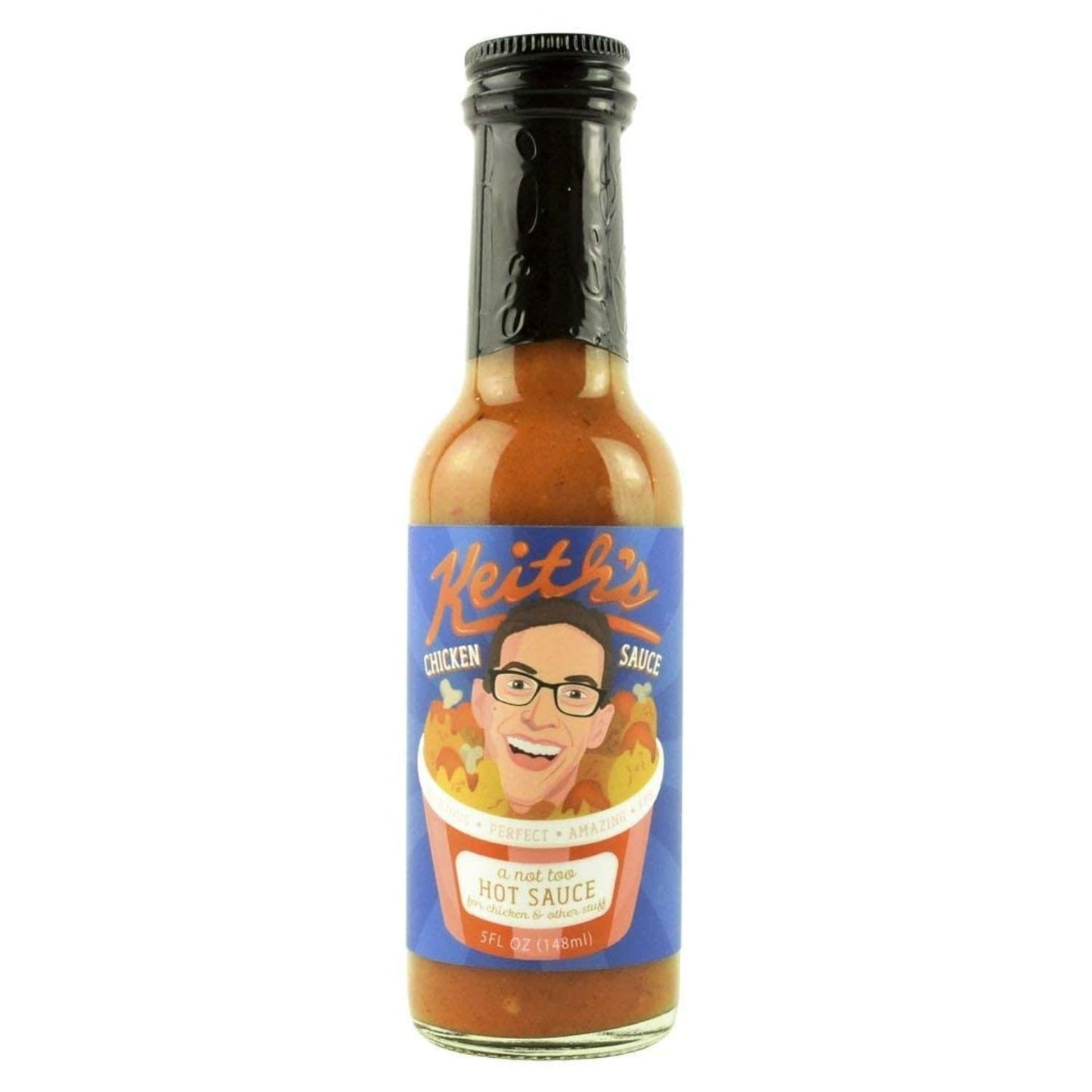 Heatonist Keiths Chicken Sauce, Hot Sauce with Serrano Peppers & Vermont Maple Syrup, 5 fl oz Bottle