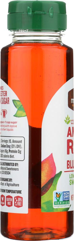 Madhava Honey Agave Nectar Amber Org
