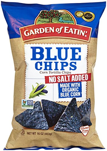 Garden Of Eatin Blue Party Chips With No Salt, 16 Oz