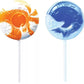 PITCHING PIGEON Life Saver Swirl Lollipops - 60 Count Bulk Candy, 4 Flavors, Wrapped Suckers